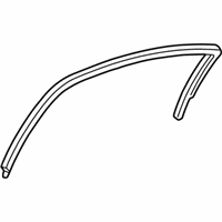 Chrysler 300M Weather Strip - 4780162AI Run Weatherstrip, Rear Upper Passenger Side