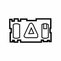 Chrysler Crossfire Hazard Warning Switch - 5102614AA Hazard Switch