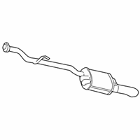 Chrysler Muffler - 5097423AA Muffler & Pipe