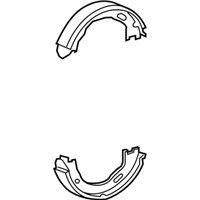 Dodge Challenger Parking Brake Shoe - 68020626AB Parking Brake Shoes, Rear