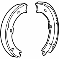 Dodge Sprinter 3500 Brake Shoe Set - 68026168AA Parking Brake Shoes, Rear