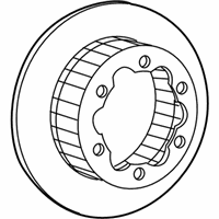 Dodge Sprinter 3500 Brake Disc - 68013765AA Rotor, Rear