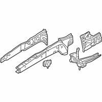 Dodge Stratus Front Cross-Member - MR392166 Sidemember Assembly, Front Passenger Side