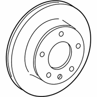 Dodge Sprinter 2500 Brake Disc - 68006716AA Rotor, Front