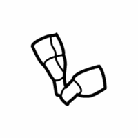 Chrysler Prowler Seat Belt - MB371AZ Buckle End, Front Inner