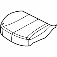 Chrysler Sebring Seat Cushion - 68002716AA Seat Cushion Pad, Front