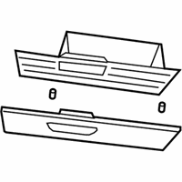 Dodge Grand Caravan Glove Box - 1RA071VSAA Glove Box Door, Front