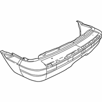 Dodge Durango Bumper Cover - 68002937AB Bumper Cover, Rear