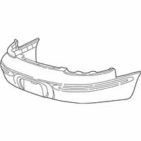 Chrysler LHS Bumper Cover - 4574896 Bumper Cover, Rear