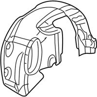 Dodge Stratus Wheelhouse - 4814854AC Wheelhouse Liner, Rear Passenger Side