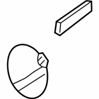 Dodge Stratus Fuel Door - 4814825AD Fuel Door, Rear