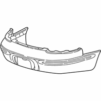 Dodge Intrepid Bumper Cover - 4574903AC Bumper Cover, Rear