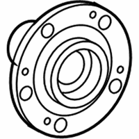 Chrysler Crossfire Wheel Hub - 5101356AA Hub, Rear