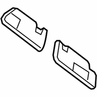 Chrysler Voyager Sun Visor - YQ66TL2AA Sunvisor, Passenger Side