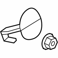 Dodge Avenger Fuel Door - 5115067AB Fuel Door, Rear