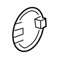 Chrysler Fuel Door - 4719704AF Fuel Door, Rear