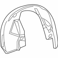 Chrysler 300 Wheelhouse - 5065503AD Fender Liner, Front Driver Side
