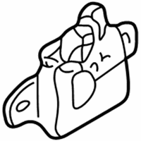 Chrysler 300M Hood Latch - 4580730AG Lock, Front