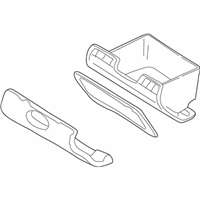 Dodge Durango Glove Box - 5GM73XDVAE Glove Box Assembly, Dark Gray, Front