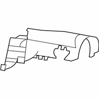 Dodge Journey Steering Column Cover - 1JL081DVAB Upper Shroud, Gray