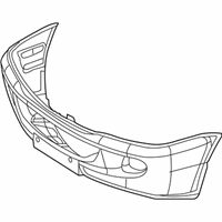 Dodge Sprinter 2500 Bumper - 1GY39P01AB Bumper Cover, White, Front