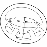 Jeep Compass Steering Wheel - 1EB83XDVAA Steering Wheel, Gray