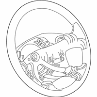 Dodge Ram 1500 Steering Wheel - 1NR561DVAA Steering Wheel, Gray