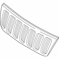 Jeep Grand Cherokee Grille - 1DF491DAAB Grille, Front