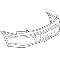 Chrysler Sebring Bumper Cover - 68004596AD Bumper Cover, Rear