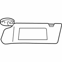 Chrysler LHS Sun Visor - TJ00TL2AB Visor, Passenger Side