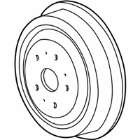Jeep Cherokee Brake Drum - 52005350AC Drum, Rear