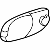 Dodge Caravan Door Handle - RP71CB6AC Handle, Outside, Marine Blue, Front Outer Driver Side