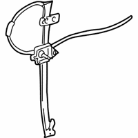 Jeep Liberty Window Regulator - 4589267AD Window Regulator, Rear Driver Side