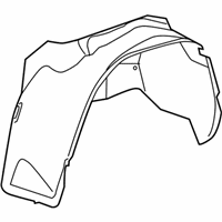 Chrysler Pacifica Wheelhouse - 4857647AH Fender Liner, Front Driver Side