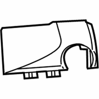 Dodge Caliber Steering Column Cover - 1CH71XDHAA Shroud