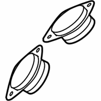 Jeep Car Speakers - 68423672AA Instrument Panel Speaker, Front Inner