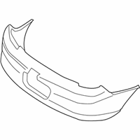 Dodge Neon Bumper Cover - 5012901AD Bumper Cover, Rear