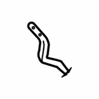 Dodge Ram 2500 Van Hood Hinge - 55347106AB Hinge, Front Passenger Side