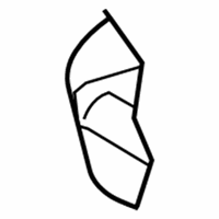 Dodge Avenger Seat Cushion - 1GC551D5AA Seat Cushion, Dark Gray, Rear