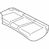 Dodge Avenger Seat Cover - 1PM62ZJ3AB Cushion Cover, Rear