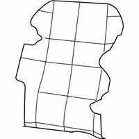 Dodge Grand Caravan Seat Cover - 1HV361S3AA Seat Back Cover, Rear Center Passenger Side