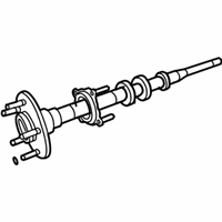 Jeep Wrangler Axle Shaft - 68003557AA Axle Shafts, Rear Driver Side