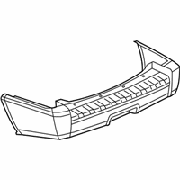 Jeep Commander Bumper Cover - 5183499AA Bumper Cover, Rear