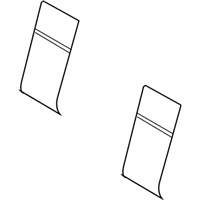 Dodge Ram 3500 Seat Cover - 1ML401D5AA Seat Back Cover, Taupe, Front Driver Side