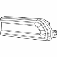 Dodge Tail Light - 5028780AF Tail Lamp Assembly, Rear Outer Passenger Side