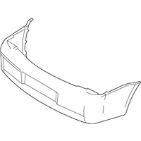Chrysler 300 Bumper Cover - 4805777AC Bumper Cover, Rear