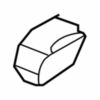 Jeep Wrangler Seat Cushion - 68003010AA Seat Cushion Pad, Rear Passenger Side