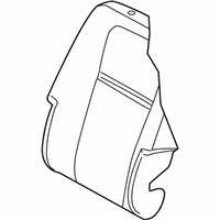 Dodge Journey Seat Cover - 1LQ961DVAA Seat Back Cover, Gray, Front Passenger Side