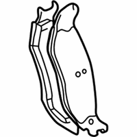 Dodge Durango Brake Pad - 5093706AB Brake Pads, Rear