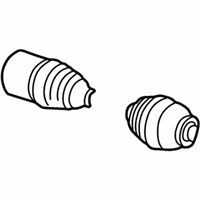 Dodge CV Boot - 5072391AB Boot Kit, Front Outer Driver Side